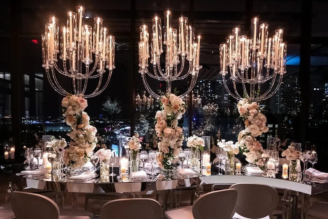 Floor crystal chandelier candlestick 13 lights large tea lamp candlestick wedding