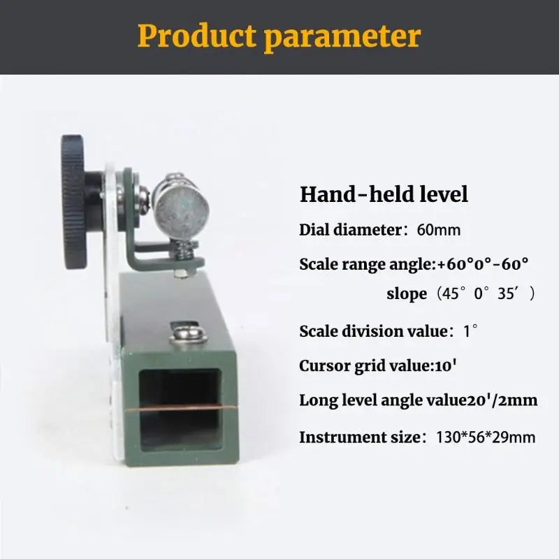 Leveling Instrument Portable Horizontal Slope Height Difference Inclination Dropship