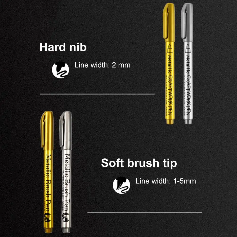 Graffiti Marker hohe Farb sättigung wasserdicht nicht verblassen Mal stift DIY Metallic Marker Stift Signatur Stift Home Supply