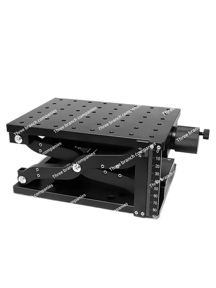 

Z-Axis Scissor Manual Lifting Platform Large Travel Load Platform Optical Experiment Precision Fine Tuning Displacement Table