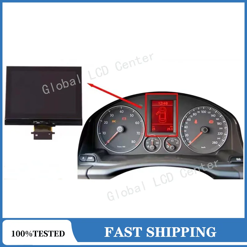 LCD Screen A2C00043350 For VW Magotan Golf V Passat B6 Tiguan Jetta for SKODA for VDO Instrument Group 2005-2009 Dashboard Parts