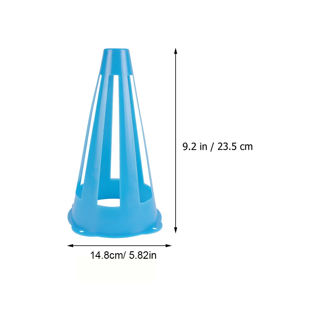 

6Pcs Soccer Marker Cones Windproof Stable Plastic Training Obstacles Agility Practice Equipment Soccer Cones Training Obstacles