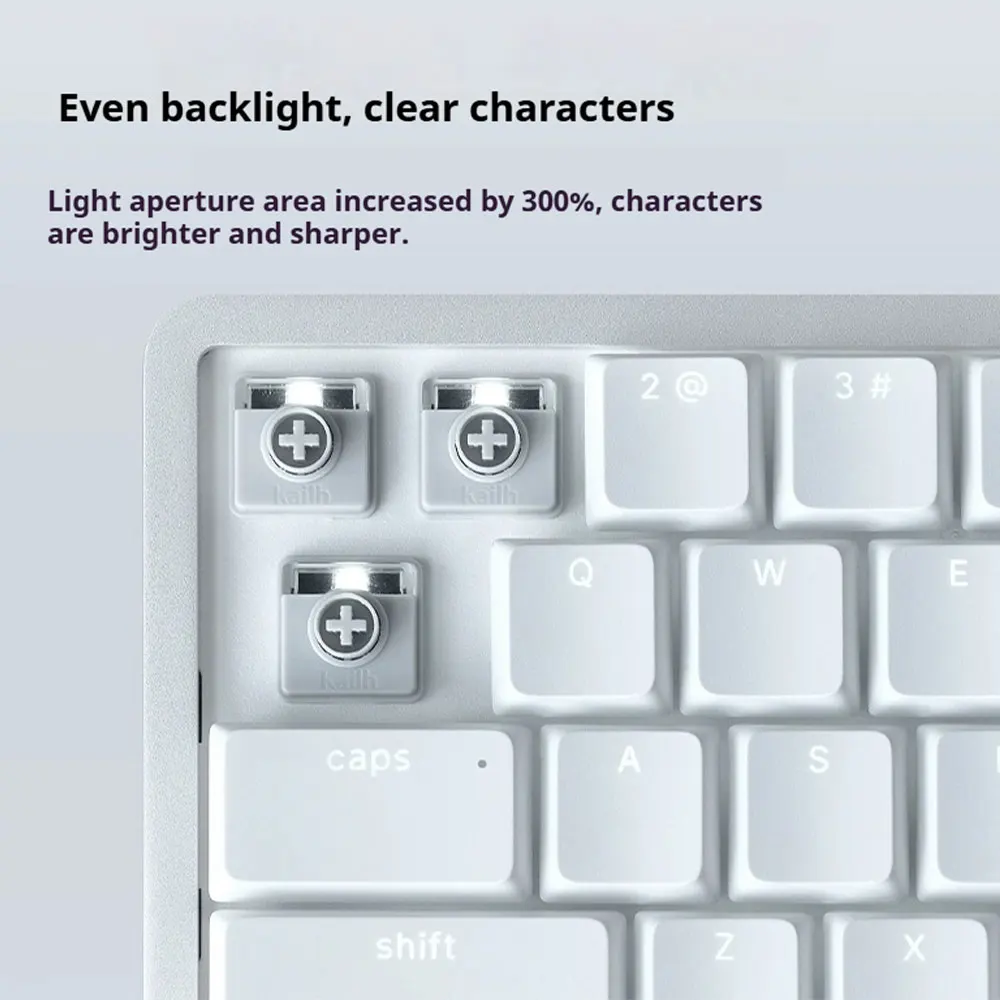 LOFREE Flow2 Mechanisch toetsenbord Draadloos Bluetooth Bedraad Stil en zacht geluid Compatibel Notebook Kantoor Mute Aluminium klontje