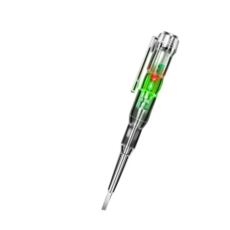 Multifunctional Electric Test Pen Smart Induction Voltage Tester for Live/Null Wire Breakpoint Detection Highlight Color Light