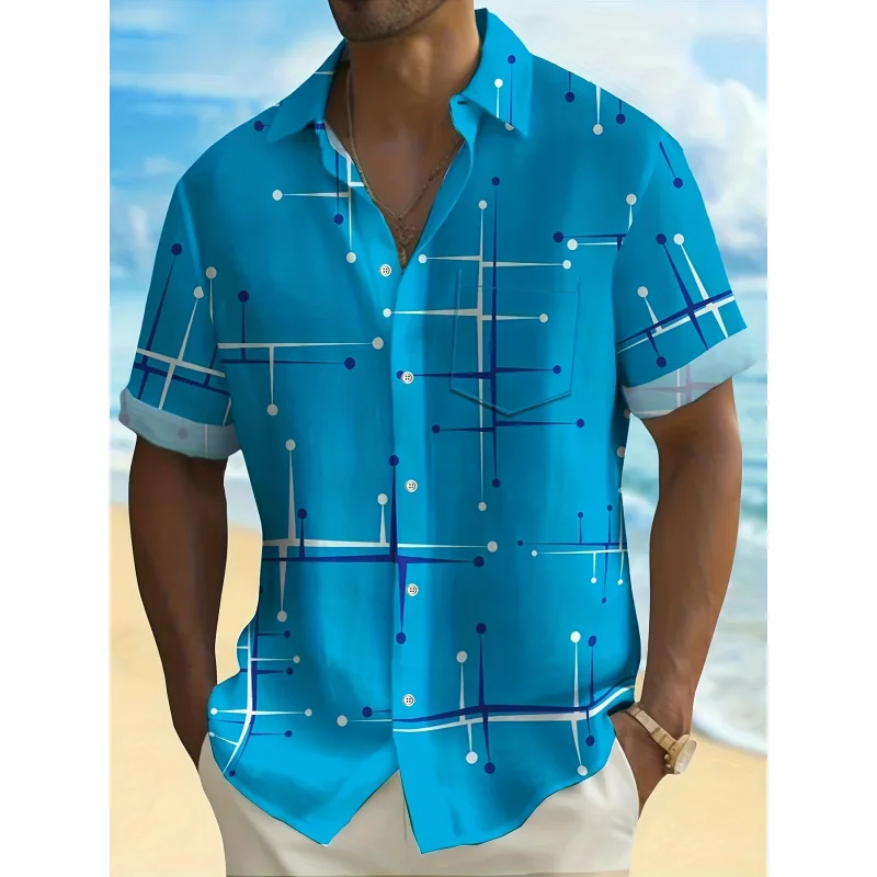 

Man Short Sleeve Shirt Men Ice Cream Shirt T-shirt Men's Clothing Clearance Tops & T-shirt New Arrival Goods Man Summer Shirts