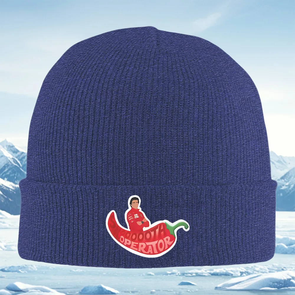 صيغة باردة سباق رجل الفلفل الرجال النساء للجنسين محبوك قبعة قبعة صوفية قبعة الشتاء الحرارية الدافئة عيد الميلاد ركوب الدراجات في الهواء الطلق مرحبا