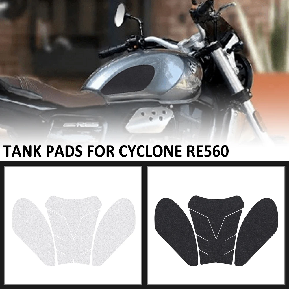 

NEW For Cyclone RE560 RE 560 Motorcycle Anti Slip Fuel Oil Tank Pad Side Knee Grip Decal Protector Sticker Pads