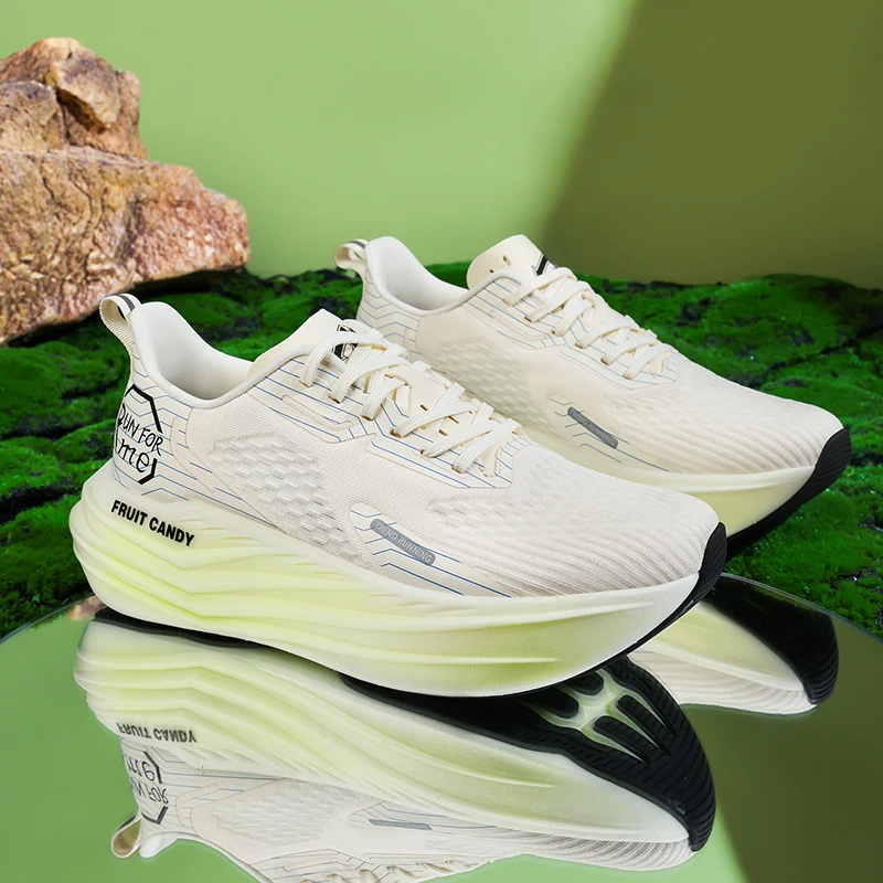 Zapatos deportivos cómodos de invierno para hombre con superficie de cuero impermeable y antideslizante, zapatos para correr al aire libre, resistentes al desgaste