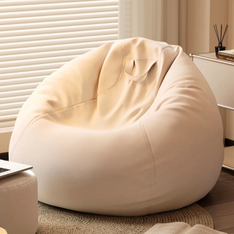 Single Puffs Bean Bag Sofas Lazy Frameless Relax Comfort Sofas Relaxing Couches Cheap Designer Bean Bag Chairs Furnitures