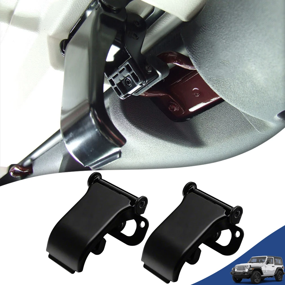 

Car Roof Hard Top Latch Clamp Hard Top Mount Bracket for Jeep Wrangler JK 2007-2018 Replacement Parts Auto Interior Accessories