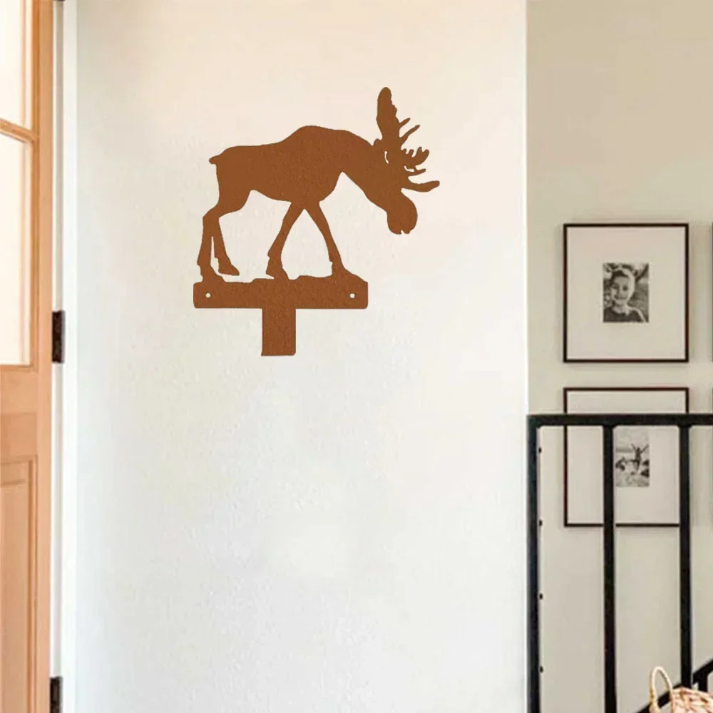 Enchanting Metal Moose Key Hooks – Multi-Purpose Wall Decor Magic. Hanging Multi-Purpose Metal Moose Hooks Wall Decor Key Holder