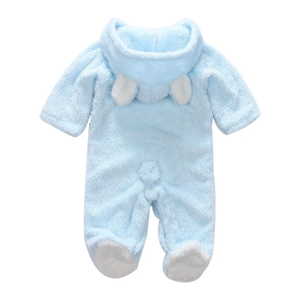 

Korean Winter Baby Rompers Long Sleeve Hooded Jumpsuit Infant Toddler Clothes Playsuit Outfit