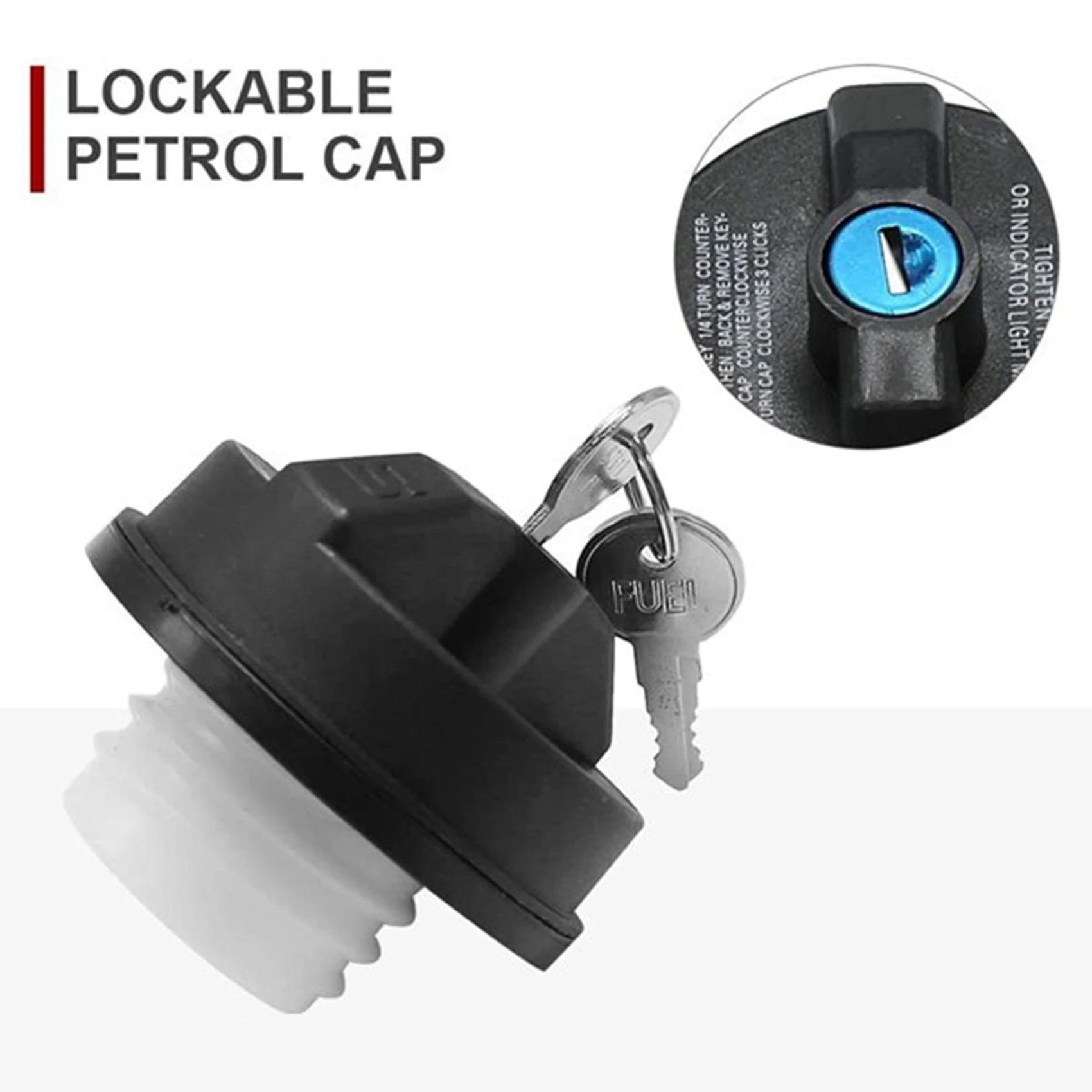 Car Fuel Tank Locking Cover Screw Thread Locking Gas Cap for Chrysler 2001-2016 for Ram 1500 05278655AB