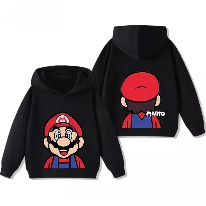 

Super Mario Printed Children's Hoodie Autumn/Winter Men's and Women's Warm Hoodie Multi functional Casual Wear