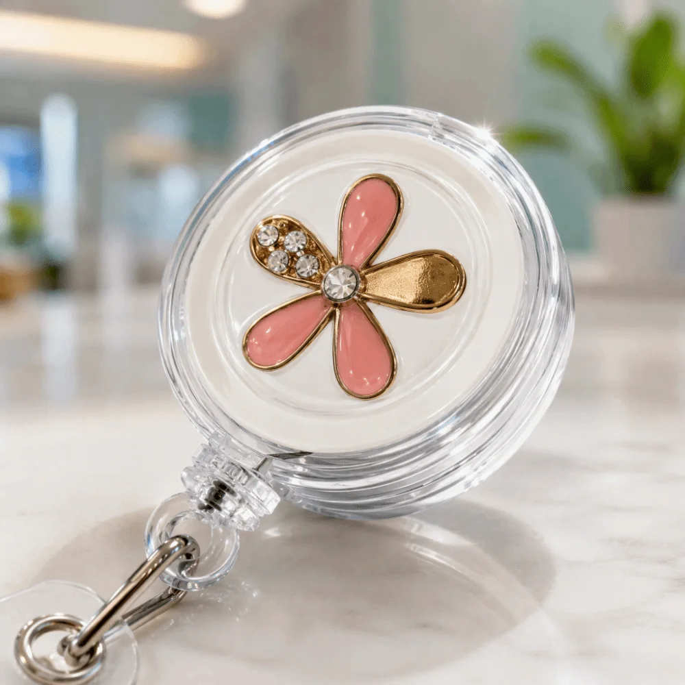 Retractable Badge Reel Retractable Nurse Watch Anti-Lost Decorative Pendant Retractable Pocket Watch Practical Nurse Watch