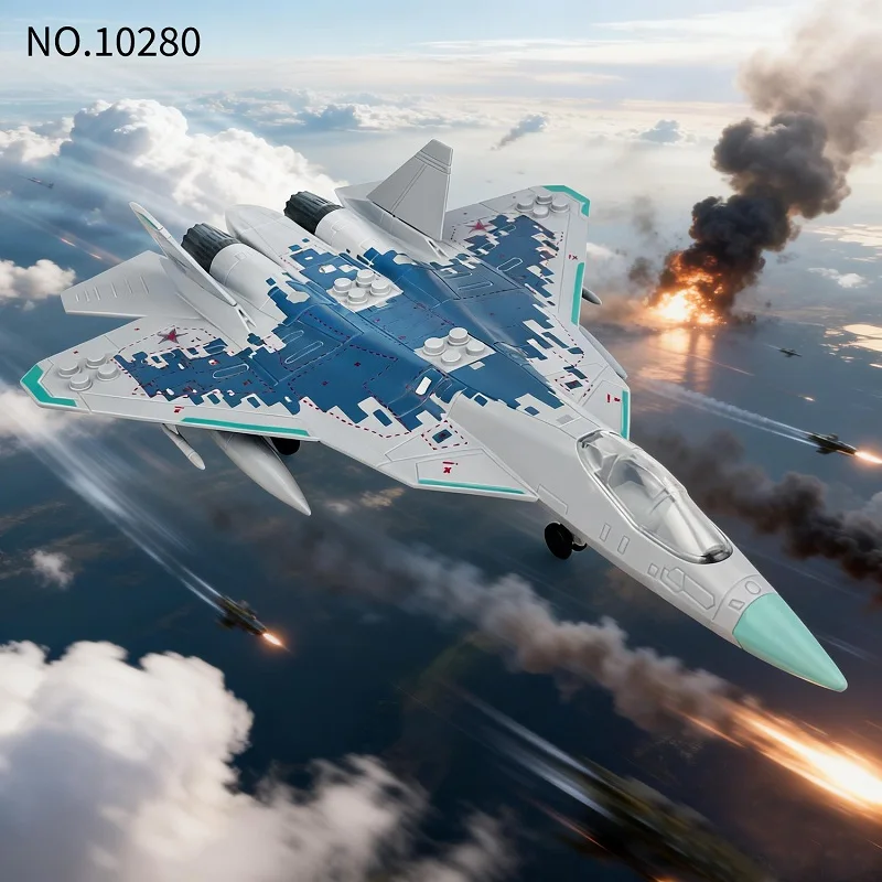 1/72 échelle SU-57s avion militaire jouet modèle Kits russe cinquième génération furtif polyvalent avion de construction de chasse