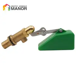 Automatic Brass Float Valve 1/2 Inch Float Ball Valve Fill Adjustable Float Ball Valve for Livestock Waterer Water Tank