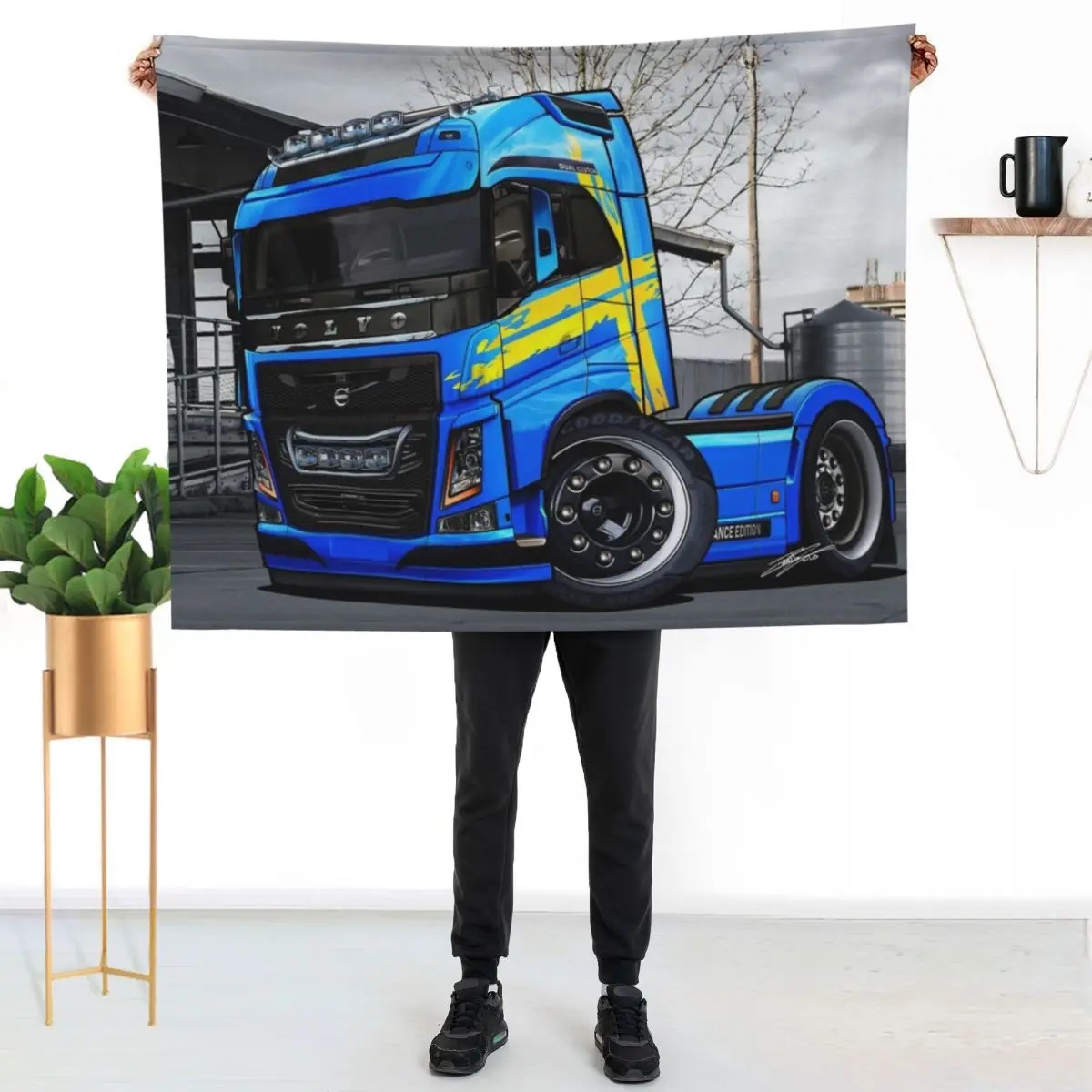 2017 VóLVó FH Performance Edition 1/40 Throw Blanket Cozy Napping Blanket Gift for Mom Dad