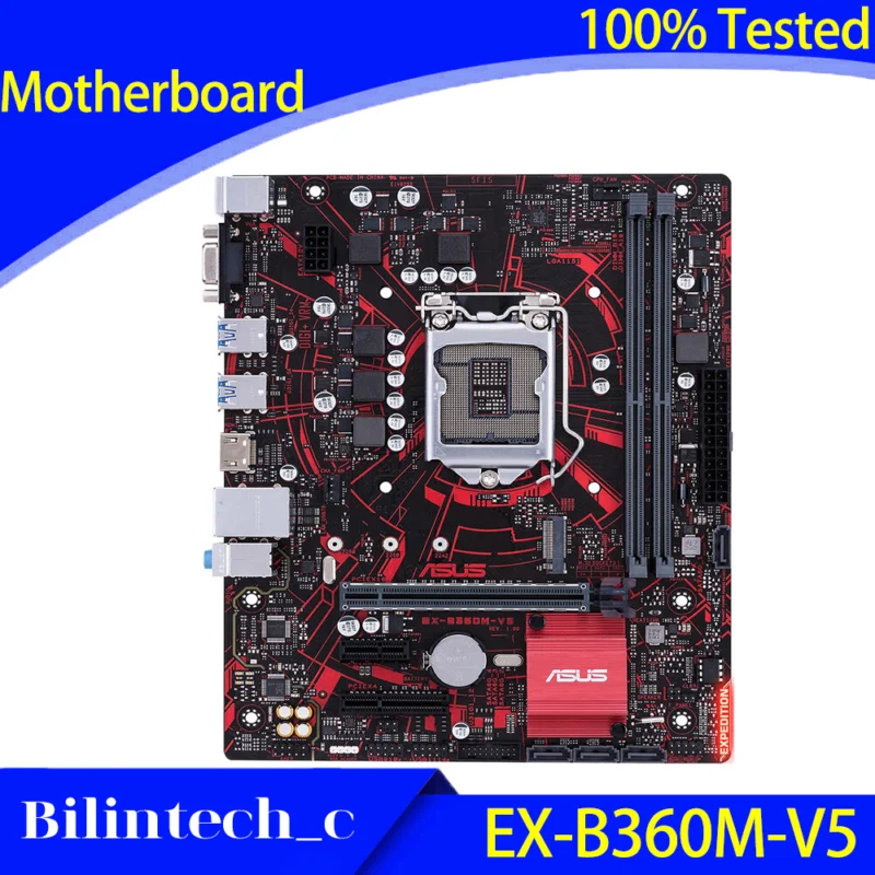 FOR ASUS EX-B360M-V5 Motherboard Support 8/9th Generation DDR4 64GB LGA1151