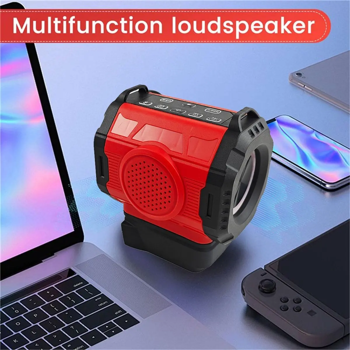 

N94R HIFI Bluetooth-колонка для литиевых аккумуляторов Milwaukee 18-20В с портом USB Type-C для зарядки, громкоговоритель для дома и вечеринок