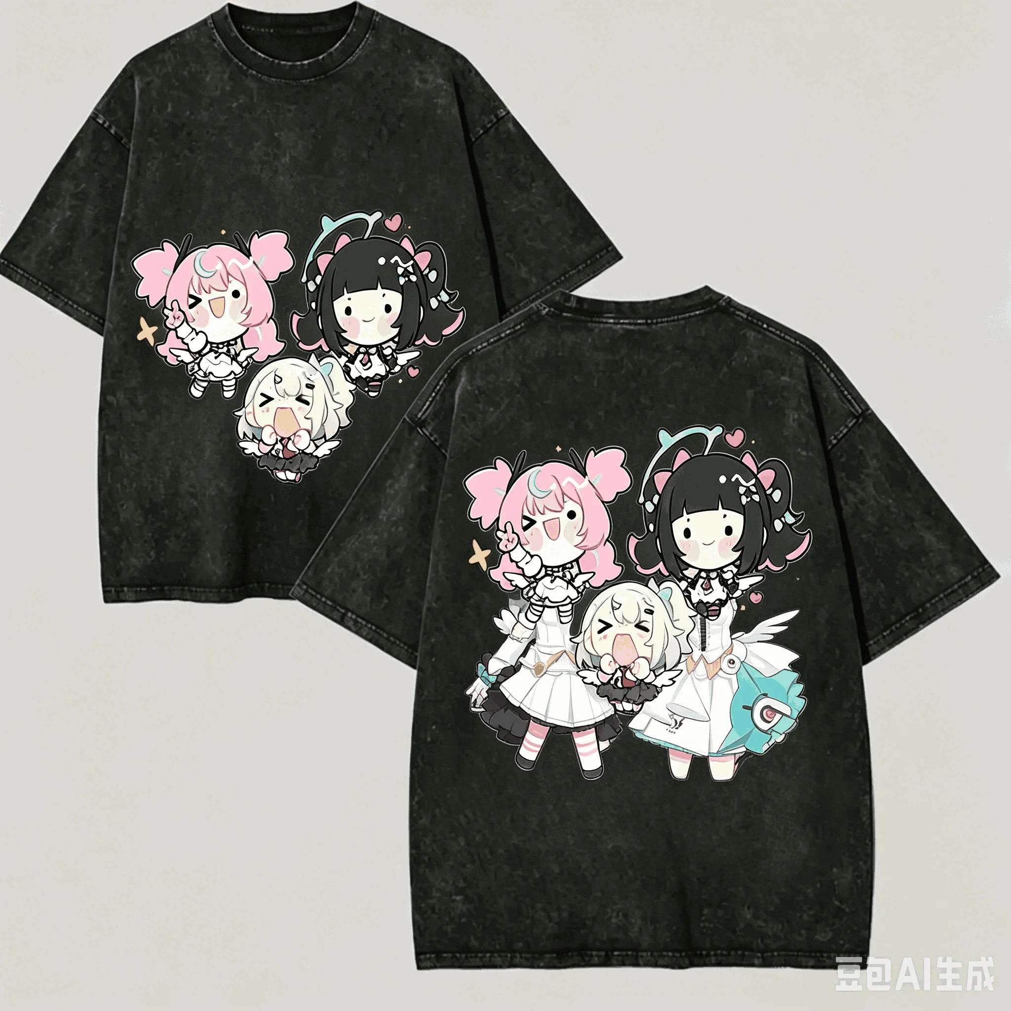 Zenless Zone Zero Washed T-shirt Anime Lover Harajuku New Model Oversized Vintage Loose Streetwear Classic Unisex high quality