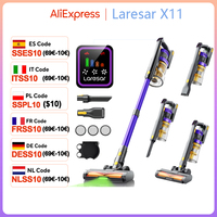 Laresar X11 550W 55000PA Suction Power Cordless Vacuum Cleaner Handheld Smart Home Dust Cup 60 Mins Runtime 3 Pcs Filte Set