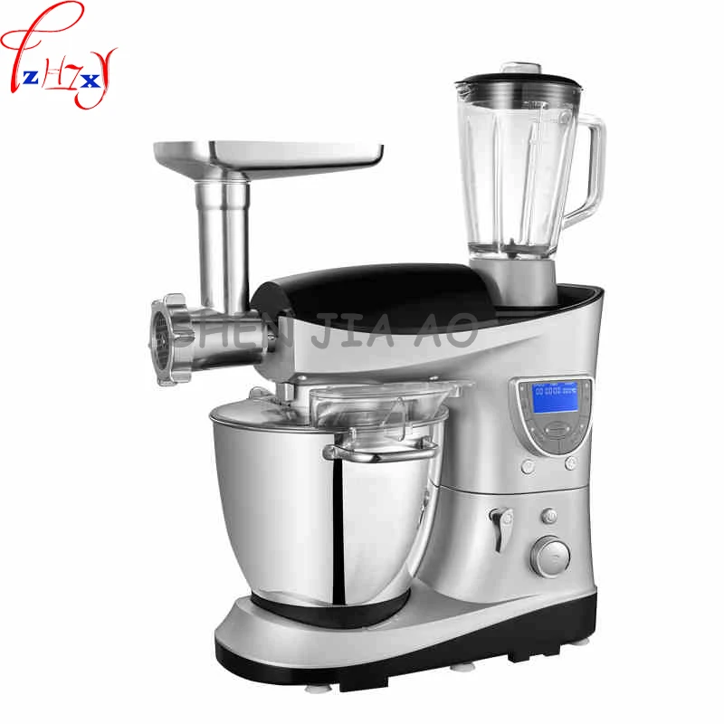 1200W Chef Machine LCD Electric Dough Mixer 7L fight egg food mixer automatic heating belt timer