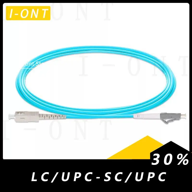 

5pcs LC/UPC-SC/UPC Simplex fiber optic patch cord OM3 10G Multimode fiber optic cable PVC Jacket Free Shipping