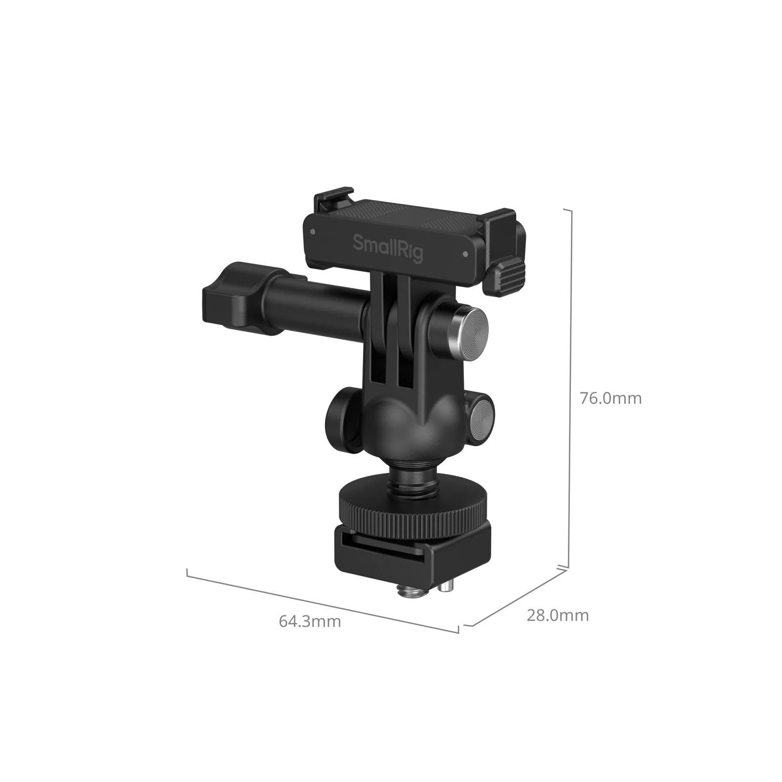 SmallRig 6396 Quick Release Adapter Support for DJI Osmo Action 6 / Nano w 1/4