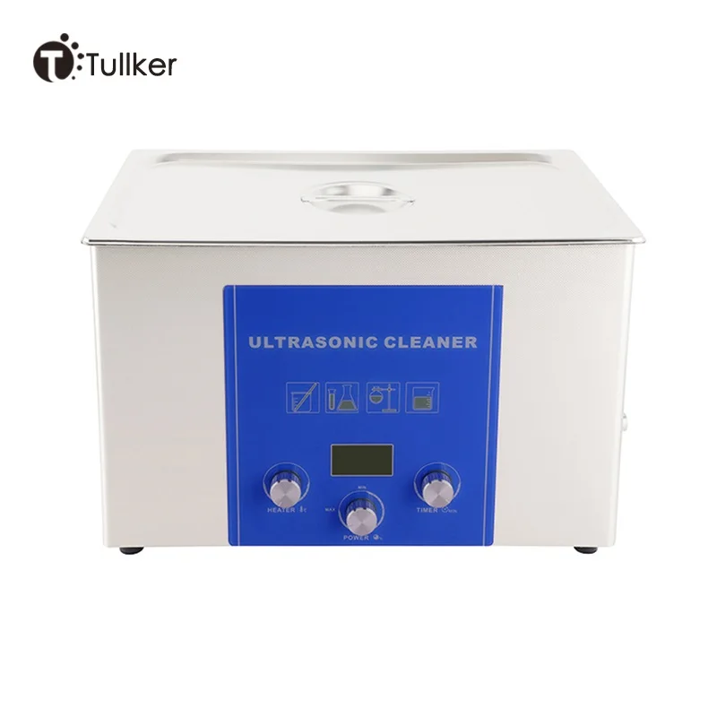

22L Power Set Heater Timer Car Gear Parts Circuit PCB Degrease Tool Industrial Benchtop Ultrasonic Cleaning Machine