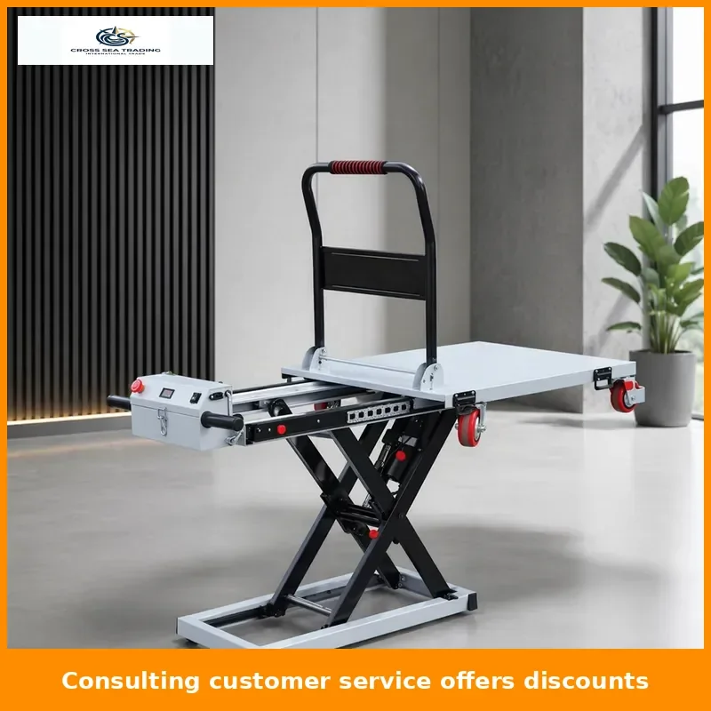 2025 electric lifting platform scissor lift hydraulic cargo trolley flatbed truck truck loading and unloading truck