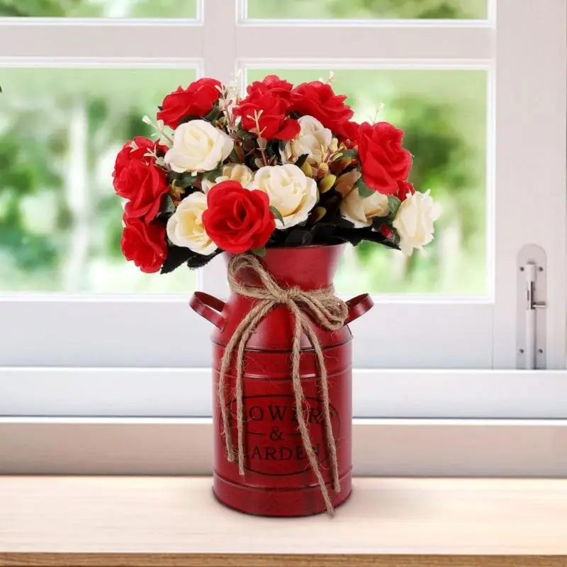   Antique Styles Farmhouse Jugs with Galvanized Finish Multifunctional Home Decors