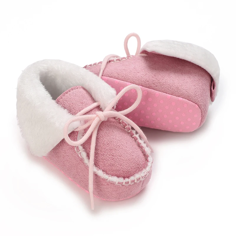 Klassische Baby warme Schneeschuhe Neugeborene weiche Sohle leichte Wanderschuhe für Alter 0-1