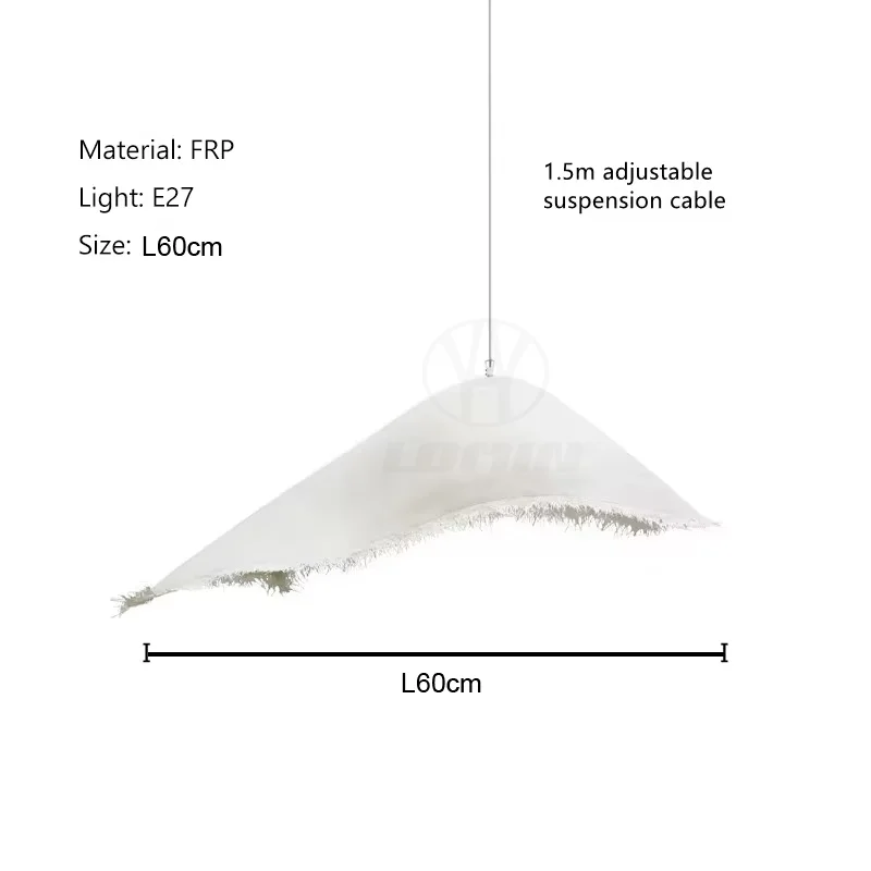 

Nordic Wabi-Sabi Pendant Light, Leaf Shape Lamp Restaurant, Bar Living Room Chandelier Ceiling Lamp Home Ddecoration