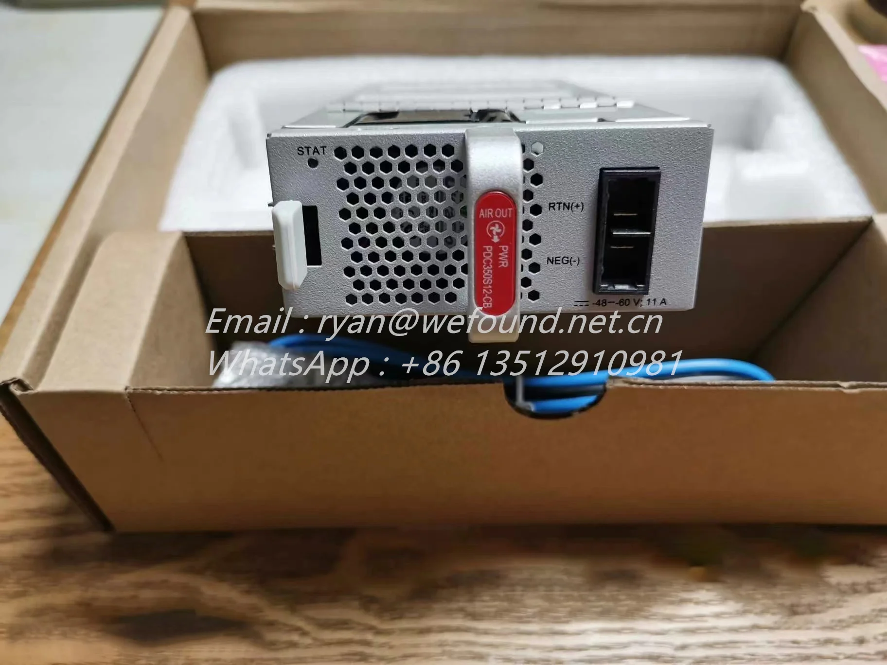 PDC350S12-CB (B:back-to-front) 350W DC moduł zasilający dla HUAWEI CE6857-48S6CQ-EI przełączniki sieciowe 02312GCH