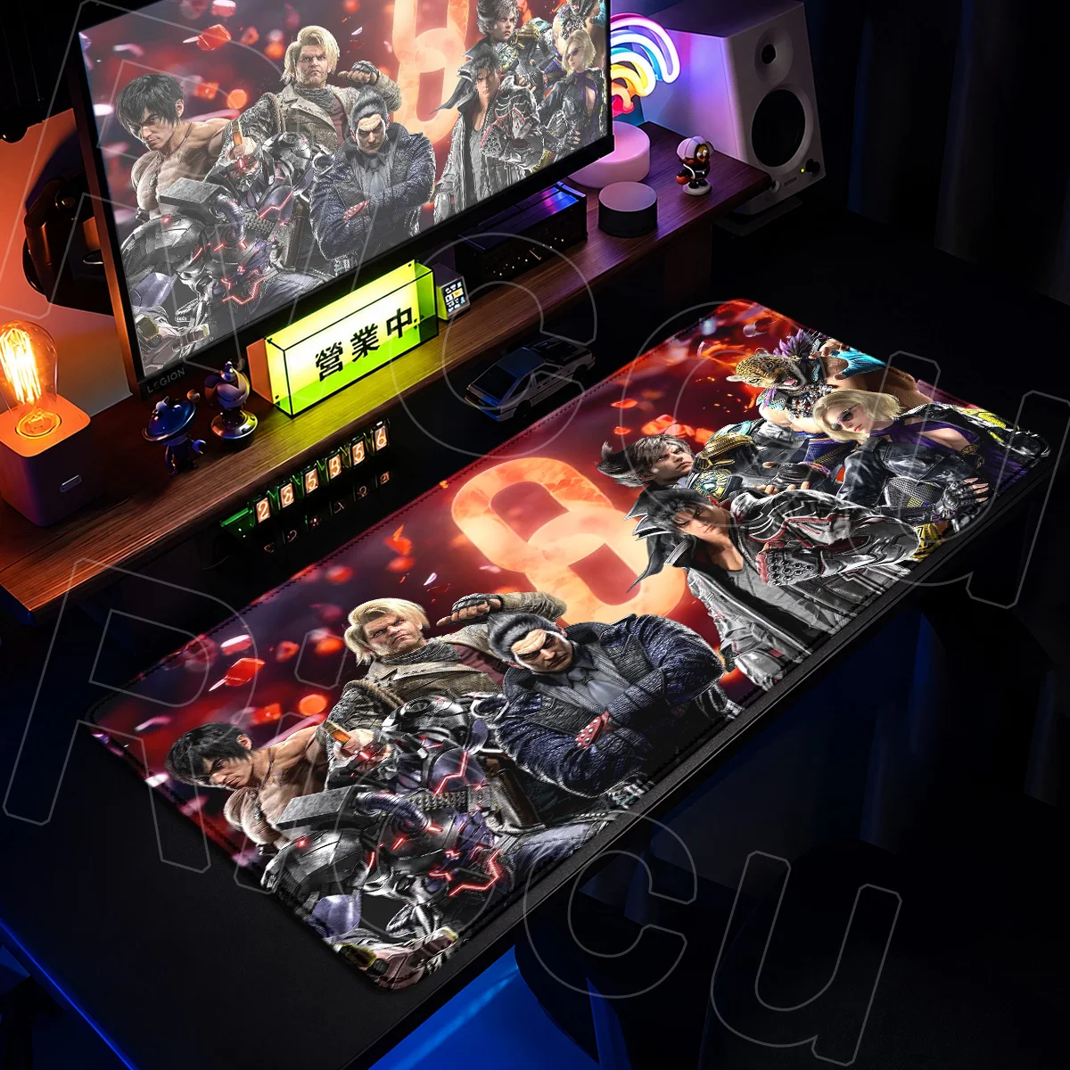 Large Anti-slip Rubber Office Mouse Pad Notebook Keyboard Desk Carpet Hot Fighting Game T-Tekken Mauspads XXL Gaming Accessories