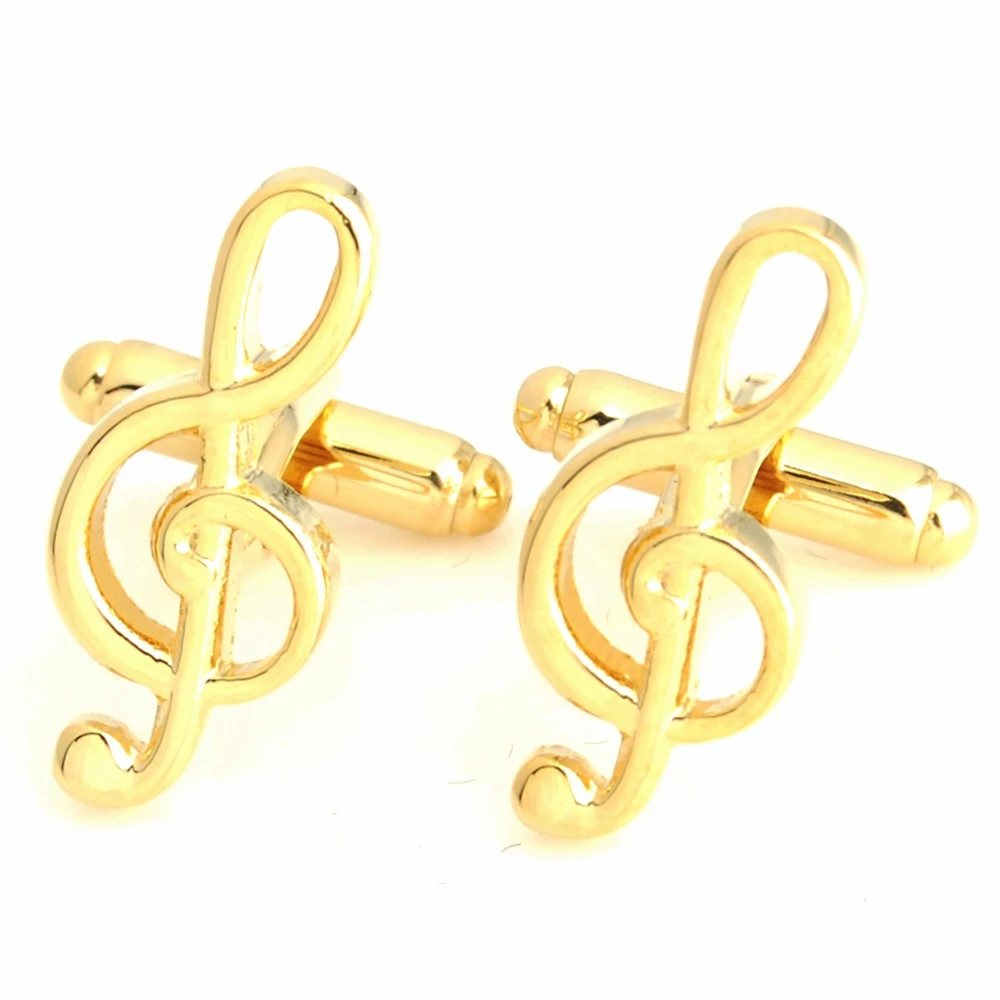 YH-1780 Novelty Music Instrument Trumpet , Accordion Saxophone, Clarinet, Violin Shape Cufflinks