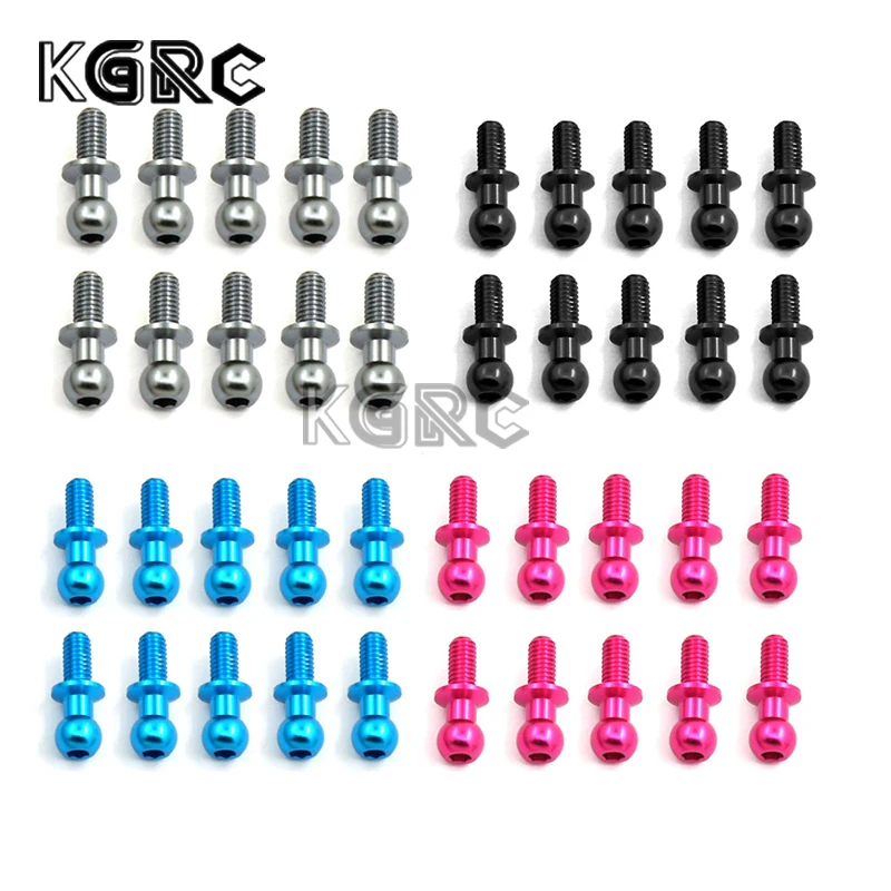 

10Pcs M3 Metal Hex Ball Head Screws for Tamiya TT01 TT02 Sakura D5 1/10 RC Drift Car Spare Parts Universal