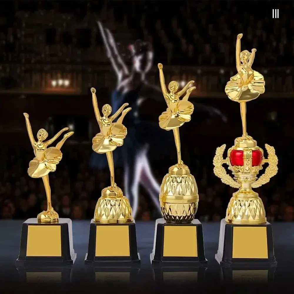 

Ballet Gold Trophy Awards Dancing Competition Girls Medals Small Prize Cup Plastic Model Winner Award Trophy Toy