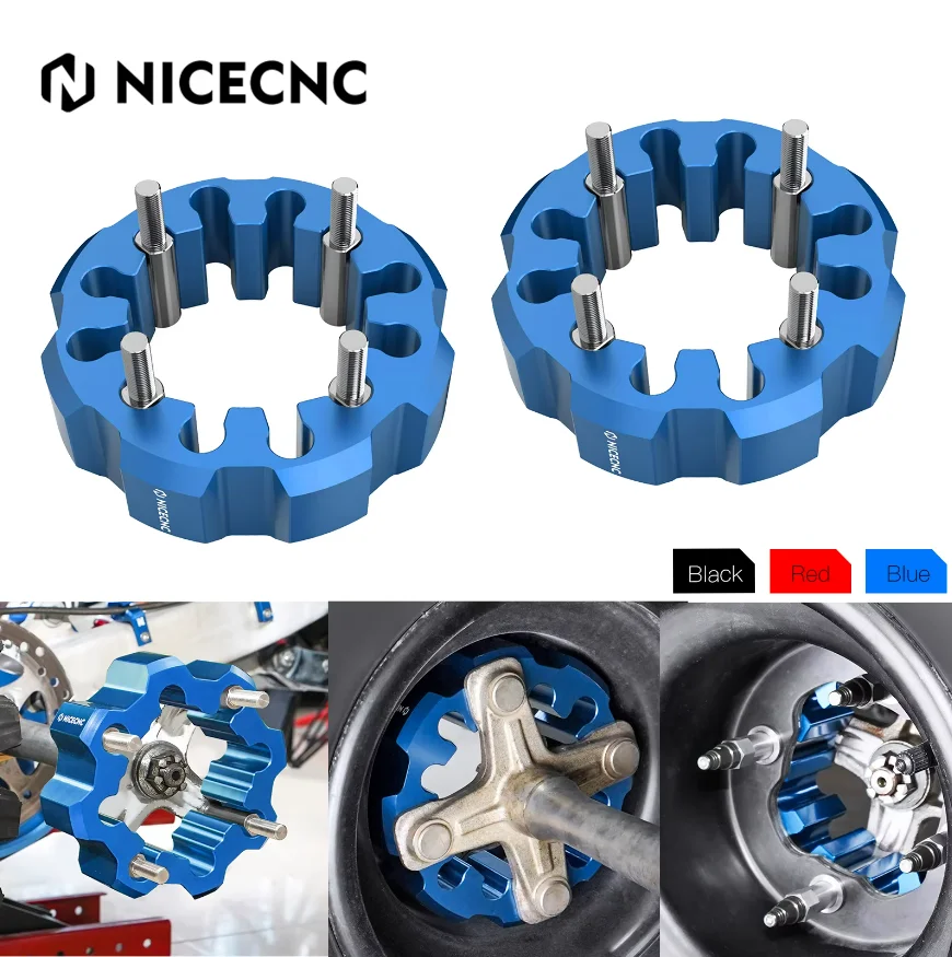 

NICECNC Universal ATV Wheel Spacers Hub Centric Spacer For Yamaha Raptor 700 Blaster 200 Warrior 350 Outlander 330 TRX450R