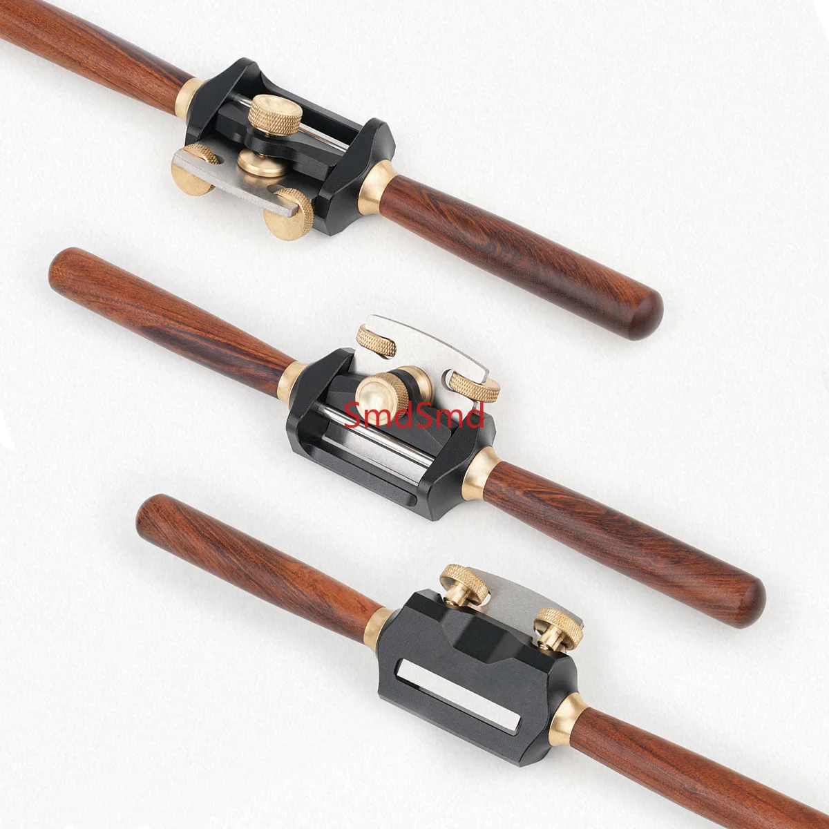 Aluminum Alloy Mini Wood Planer,Adjustable Two-Handed Hand Plane Tool, Manual Spokeshave Cutter for Woodworking and DIY Projects