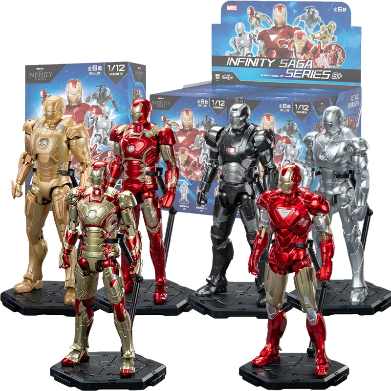 

Fondjoy The Infinity Saga Avengers Iron Man Tony Stark MK21 MK42 MK2 MK6 MK43 War Machine‌ Action Figure Model Toy Birthday Gift