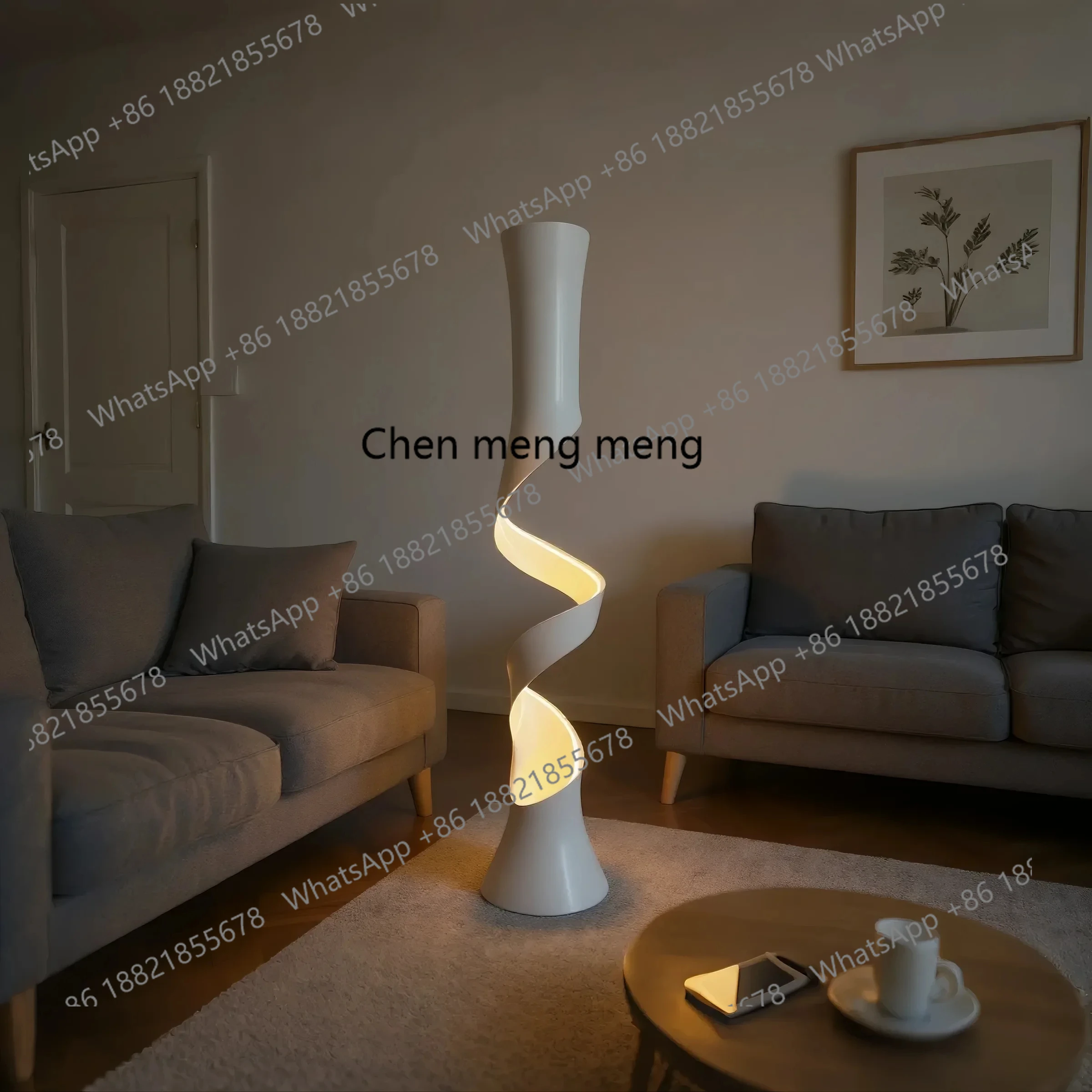 Modern simple floor lamp living room sofa next to bedroom bedside lamp beauty salon creative