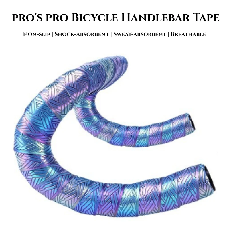 

Лента на руль шоссейного велосипеда, нескользящая, амортизирующая, впитывающая пот и дышащая, переливающаяся, аксессуары для велосипеда, персонализированные