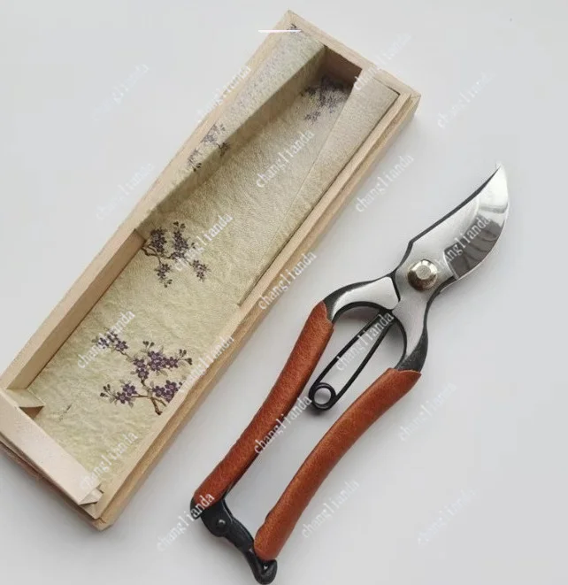 Vintage Hand Forged Pruning Shears, Traditional Forged Garden Scissors, Heavy Duty Fruit Tree Branch Cutter