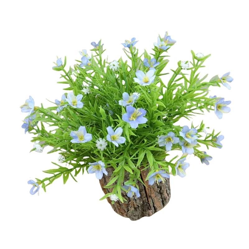 Realistic Faux Plant in Pots Stable Bonsais for Enhancing Indoor Environments