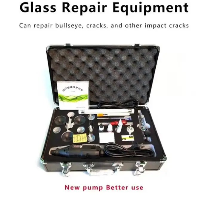 Kit de reparo de para-brisa de reparo de vidro quebrado de automóvel para rachaduras e arranhões de pára-brisa automotivo