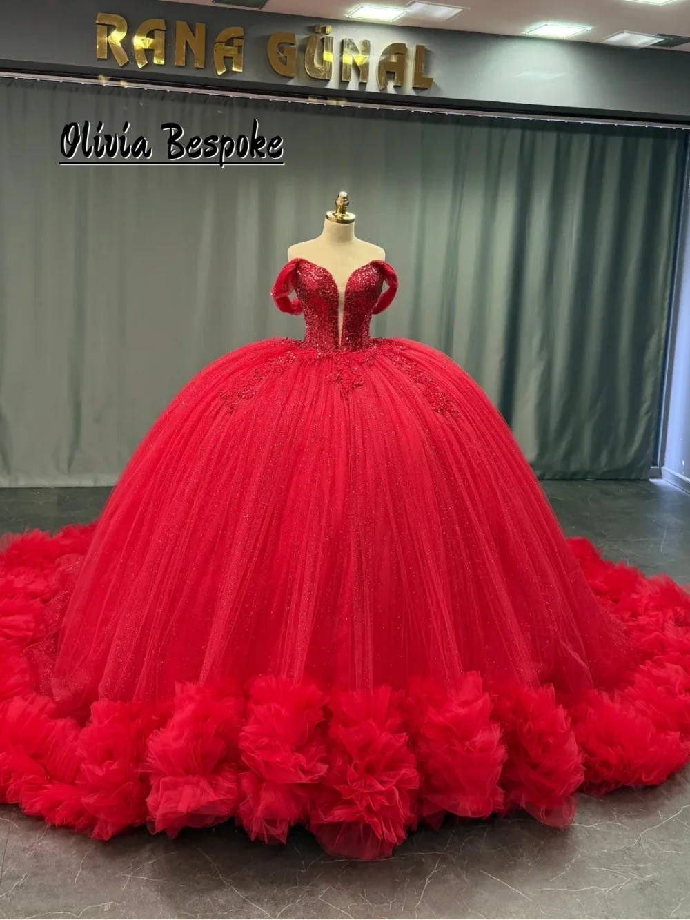 

Charming Red Quinceanera Dresses for Girls Sweetheart Illusion Corset A-line Appliques Vestidos De 15 Customized