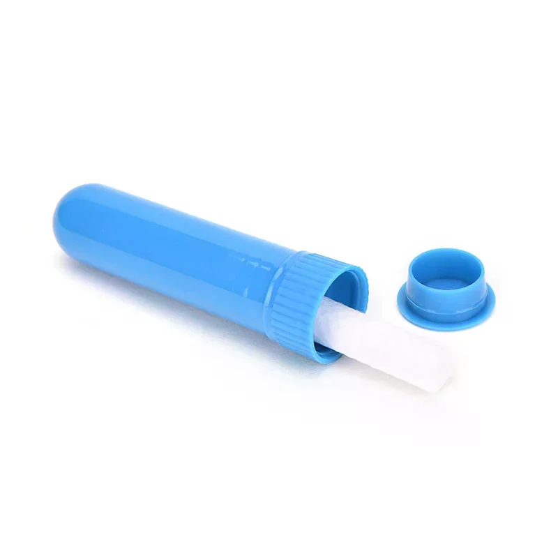 10 szt. pustych inhalatorów do olejków eterycznych, wielokolorowe puste pojemniki do nosa