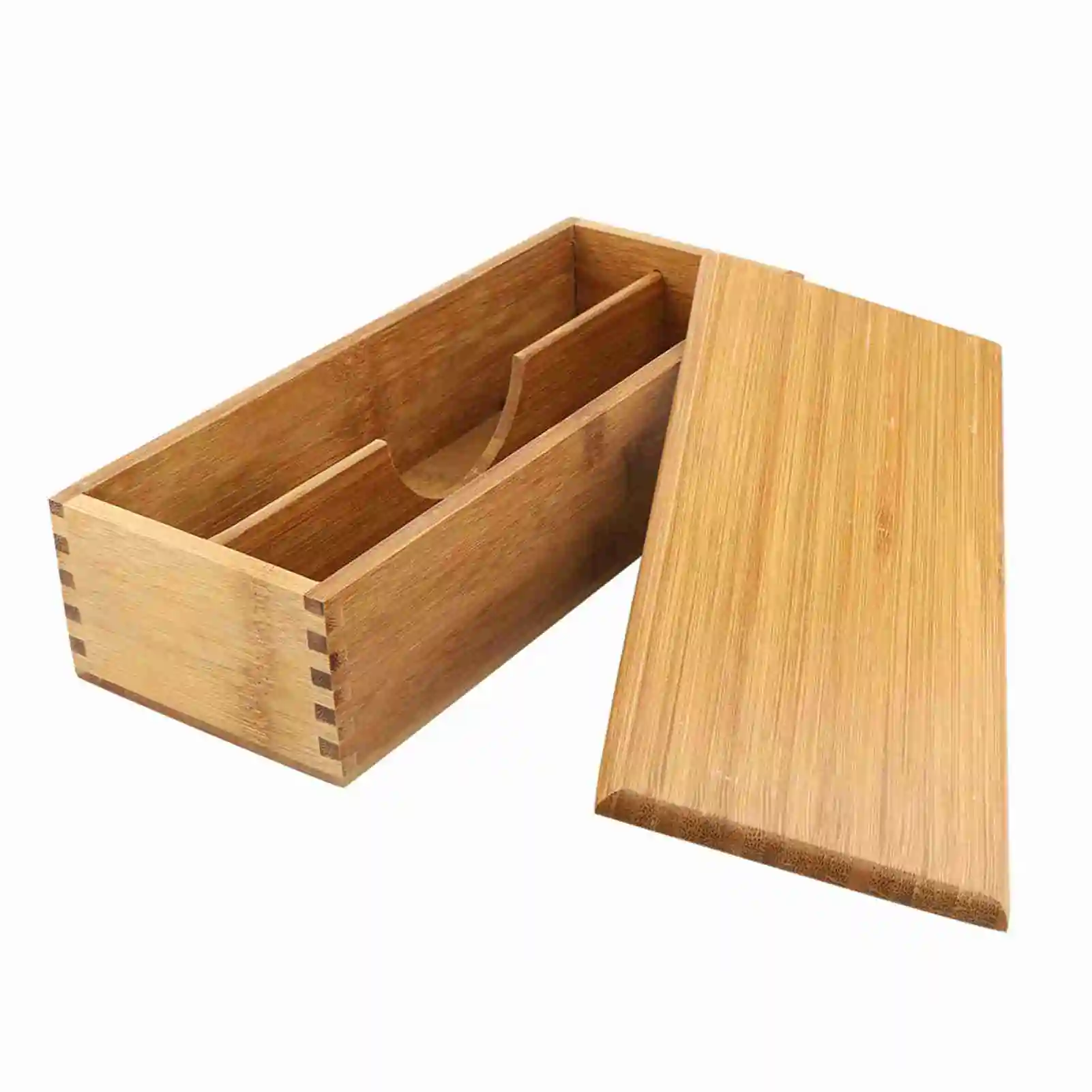 Chopsticks Bamboo Box, 27*11*6.6cm Japanese Chopsticks Box Tableware Spoon Cage Bamboo Storage Box Container